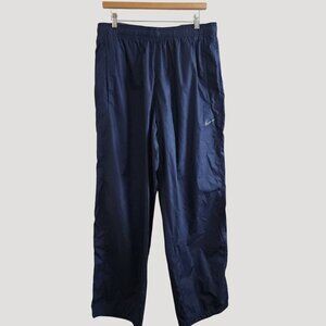 Nike Storm Fit Men's Navy Blue Zip Pocket Ankle Drawstring Rain Pants Size XXL